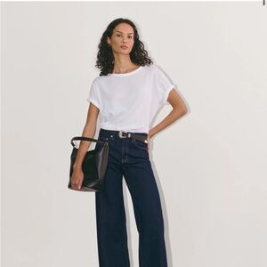 Everlane Dark Blue Flare Jeans